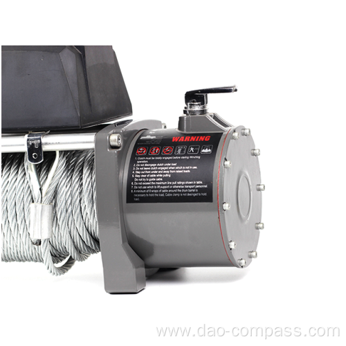 12000lbs steel cable electric winches